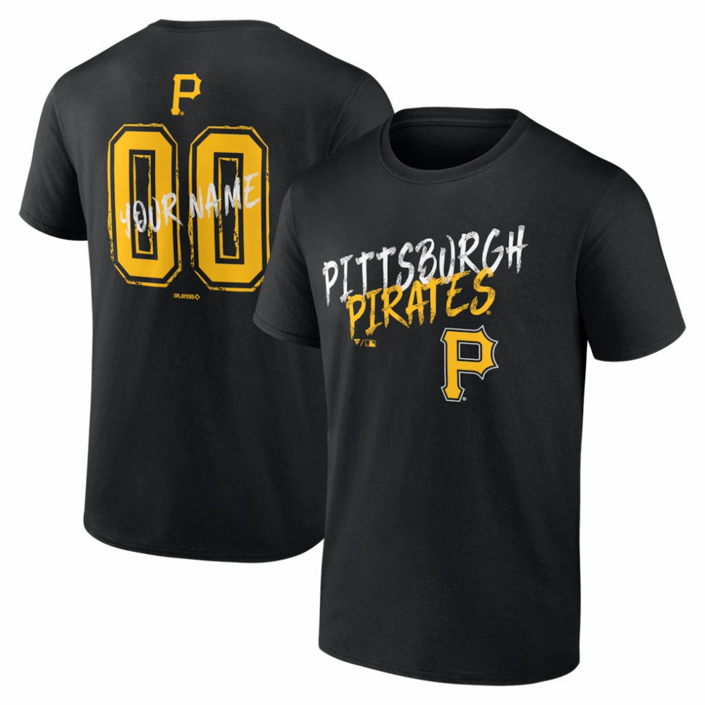 MLB Pittsburgh Pirates  Hustle Personalized Name & Number T-Shirt