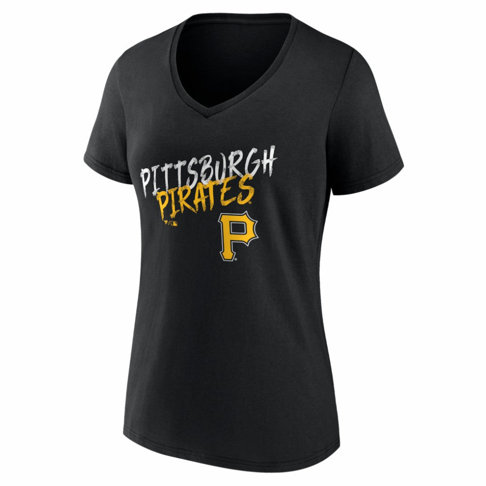MLB Pittsburgh Pirates Women's Hustle Personalized Name & Number V-Neck T-Shirt