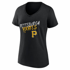 MLB Pittsburgh Pirates Women's Hustle Personalized Name & Number V-Neck T-Shirt
