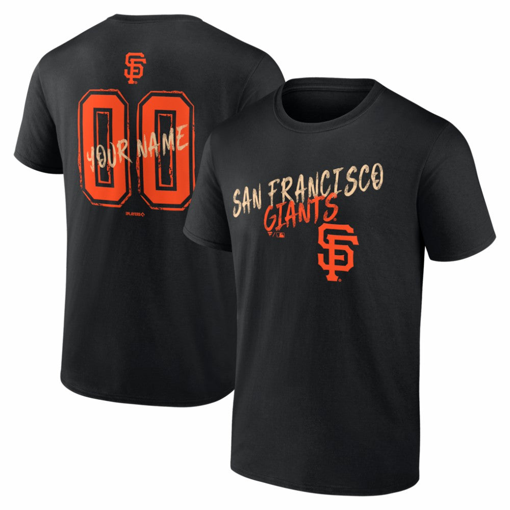 MLB San Francisco Giants  Hustle Personalized Name & Number T-Shirt