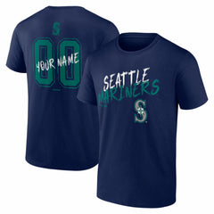 MLB Seattle Mariners  Hustle Personalized Name & Number T-Shirt
