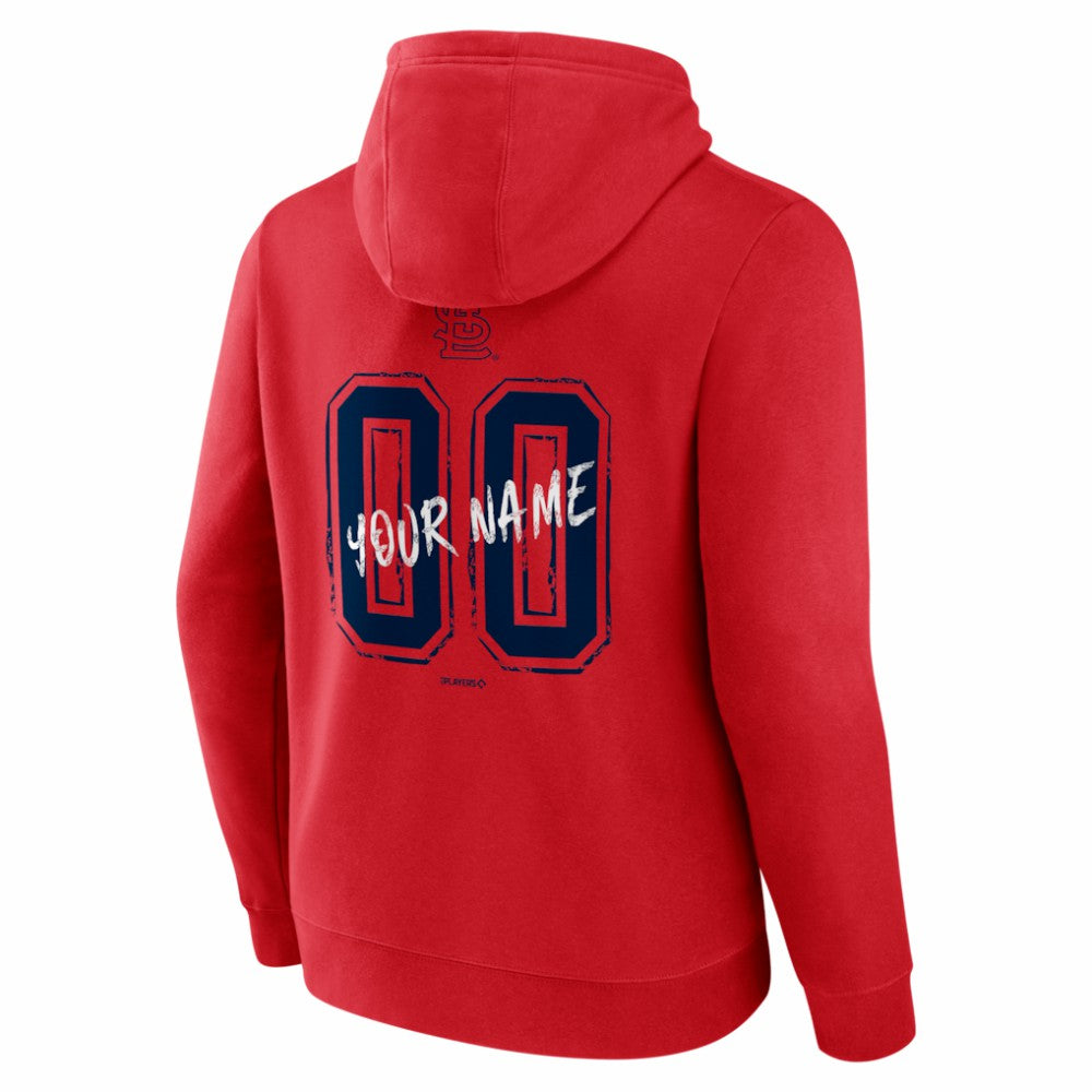 MLB St. Louis Cardinals  Hustle Personalized Name & Number Hoodie