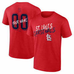 MLB St. Louis Cardinals  Hustle Personalized Name & Number T-Shirt