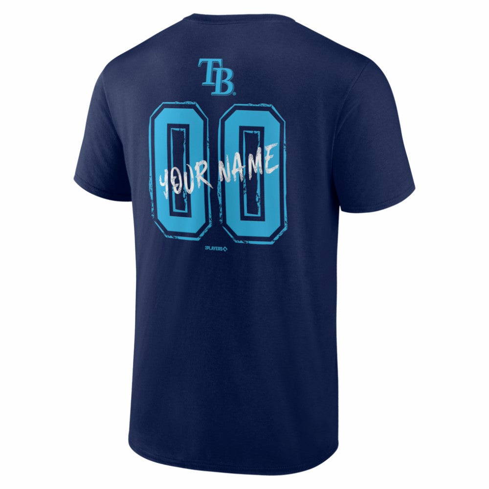 MLB Tampa Bay Rays  Hustle Personalized Name & Number T-Shirt