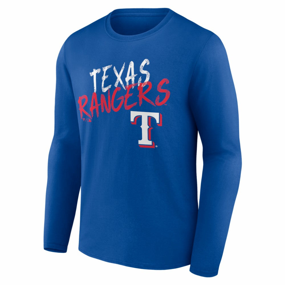MLB Texas Rangers  Hustle Personalized Name & Number Long Sleeve T-Shirt