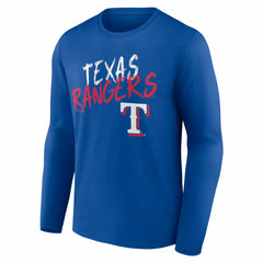 MLB Texas Rangers  Hustle Personalized Name & Number Long Sleeve T-Shirt