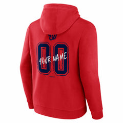 MLB Washington Nationals  Hustle Personalized Name & Number Hoodie