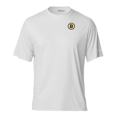 NHL White Boston Bruins Columbia PFG Terminal Tackle Omni-Shade T-Shirt