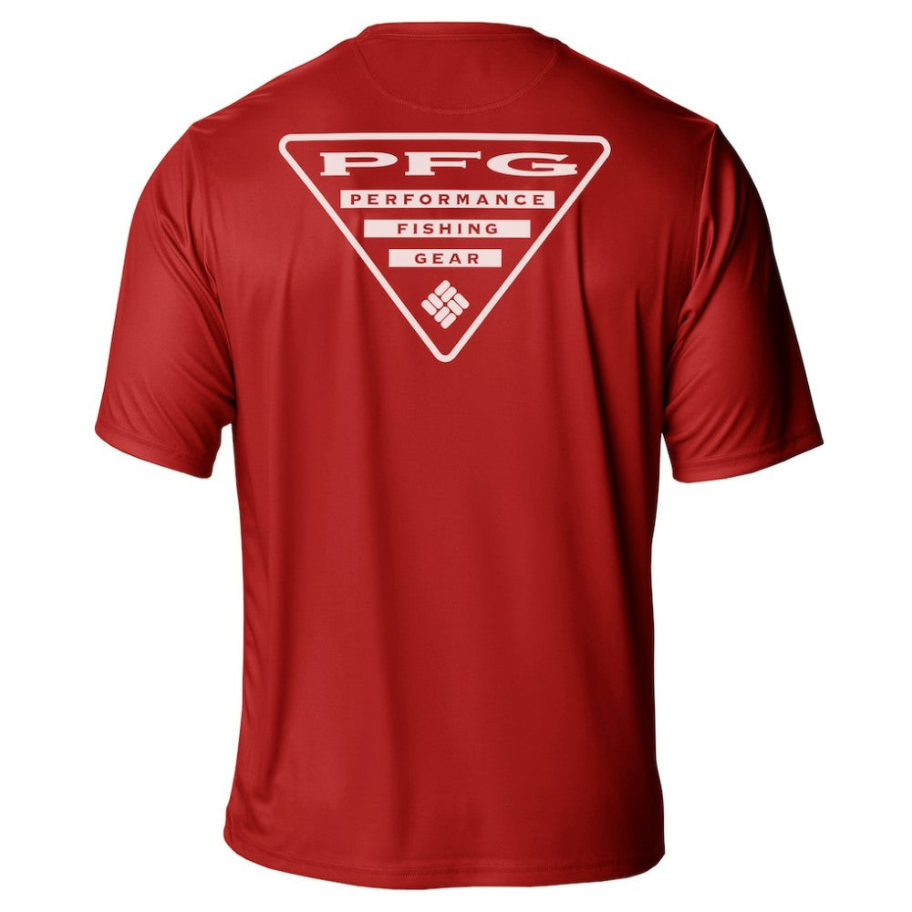 NHL Red Carolina Hurricanes Columbia PFG Terminal Tackle Omni-Shade T-Shirt