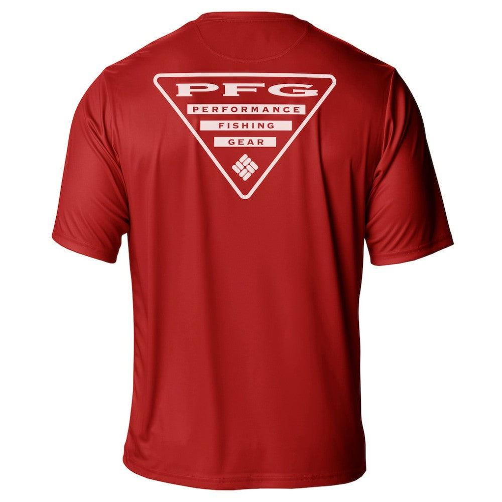 NHL Red Florida Panthers Columbia PFG Terminal Tackle Omni-Shade T-Shirt