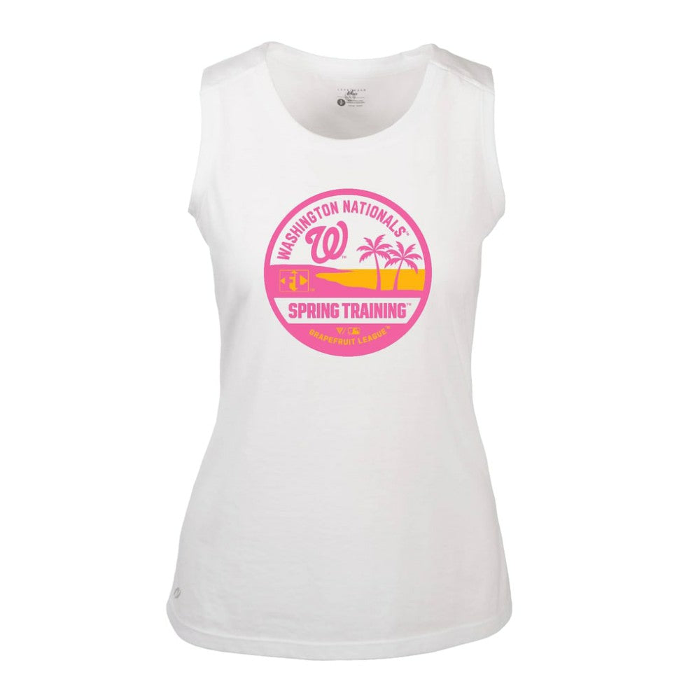 MLB Washington Nationals Levelwear Women's Macy Spring Training Badge Bold Tank Top