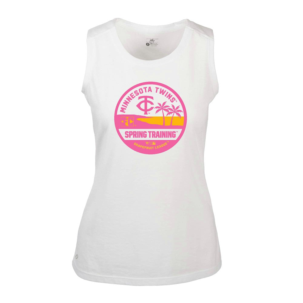 MLB Minnesota Twins Levelwear Women's Macy Spring Training Badge Bold Tank Top