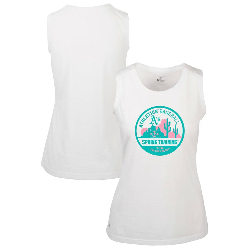 MLB Athletics Levelwear Women's Macy Spring Training Badge Bold Tank Top