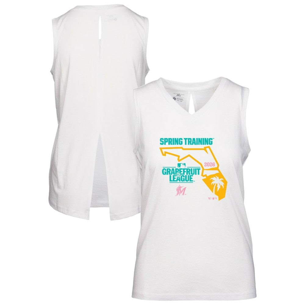 MLB Miami Marlins Levelwear Women's 2026 Spring Training Paisley Ball Bold Tank