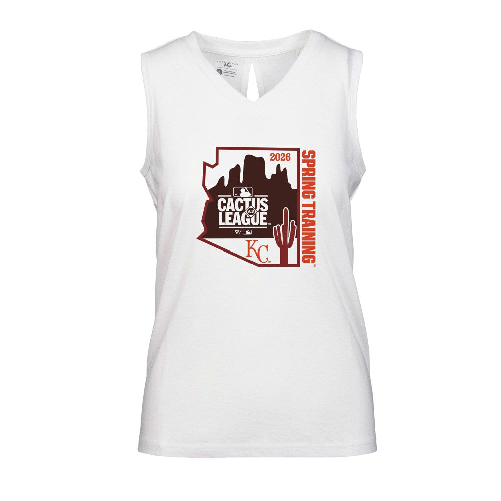 MLB Kansas City Royals Levelwear Women's 2026 Spring Training Paisley Ball Bold Tank