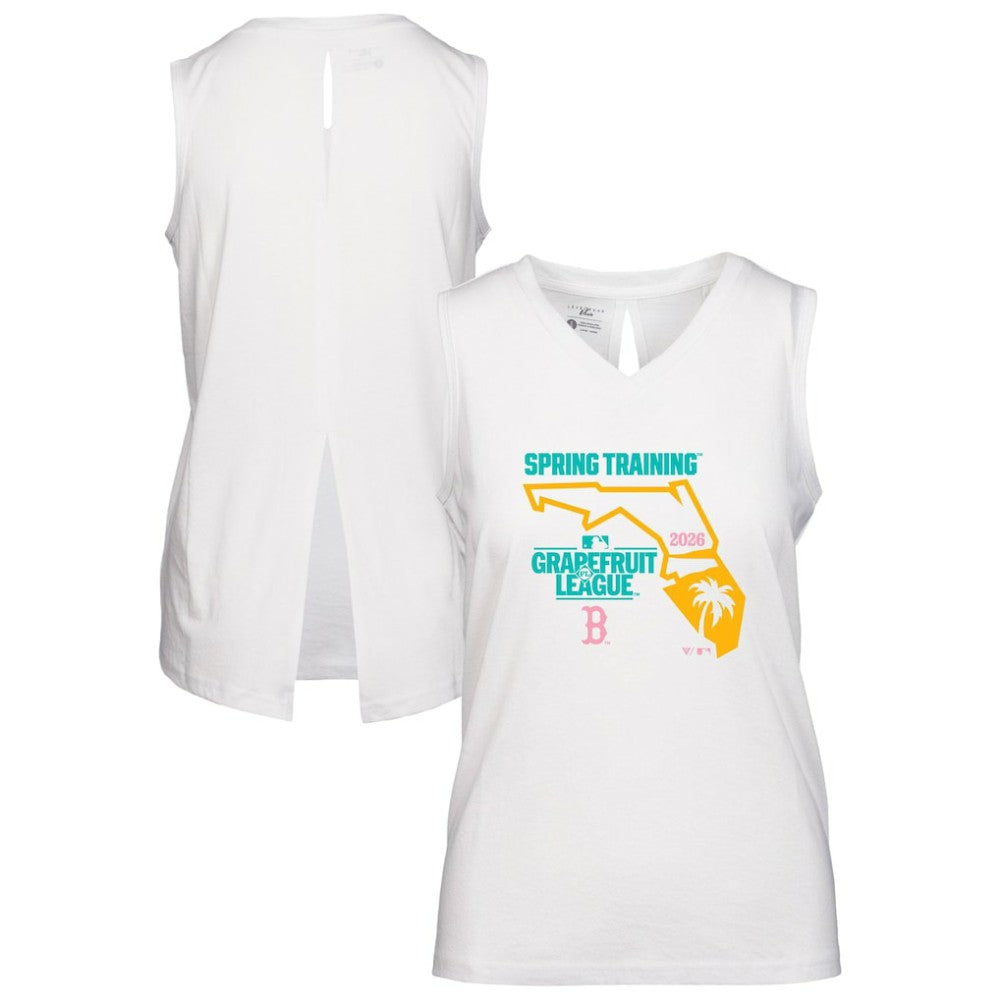 MLB Boston Red Sox Levelwear Women's 2026 Spring Training Paisley Ball Bold Tank