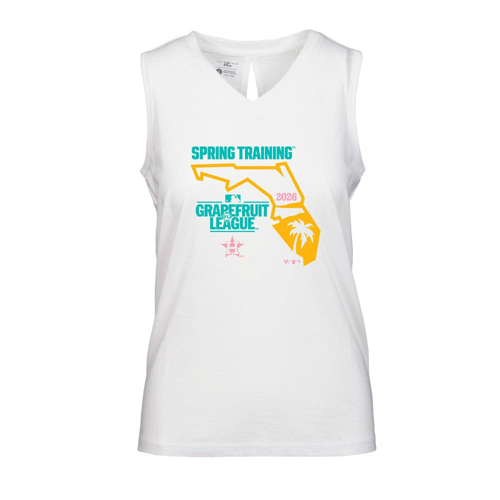 MLB Houston Astros Levelwear Women's 2026 Spring Training Paisley Ball Bold Tank