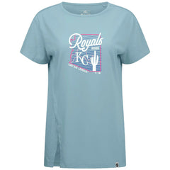 MLB Kansas City Royals Levelwear Women's Influx Spring Training Sunrise Bold T-Shirt
