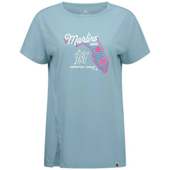 MLB Miami Marlins Levelwear Women's Influx Spring Training Sunrise Bold T-Shirt
