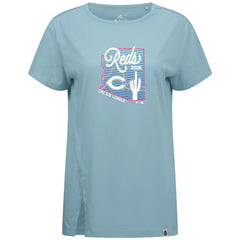 MLB Cincinnati Reds Levelwear Women's Influx Spring Training Sunrise Bold T-Shirt