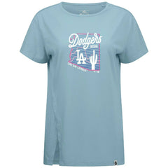 MLB Los Angeles Dodgers Levelwear Women's Influx Spring Training Sunrise Bold T-Shirt