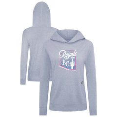 MLB Kansas City Royals Levelwear Women's Relay Spring Training Sunrise Bold Hoodie
