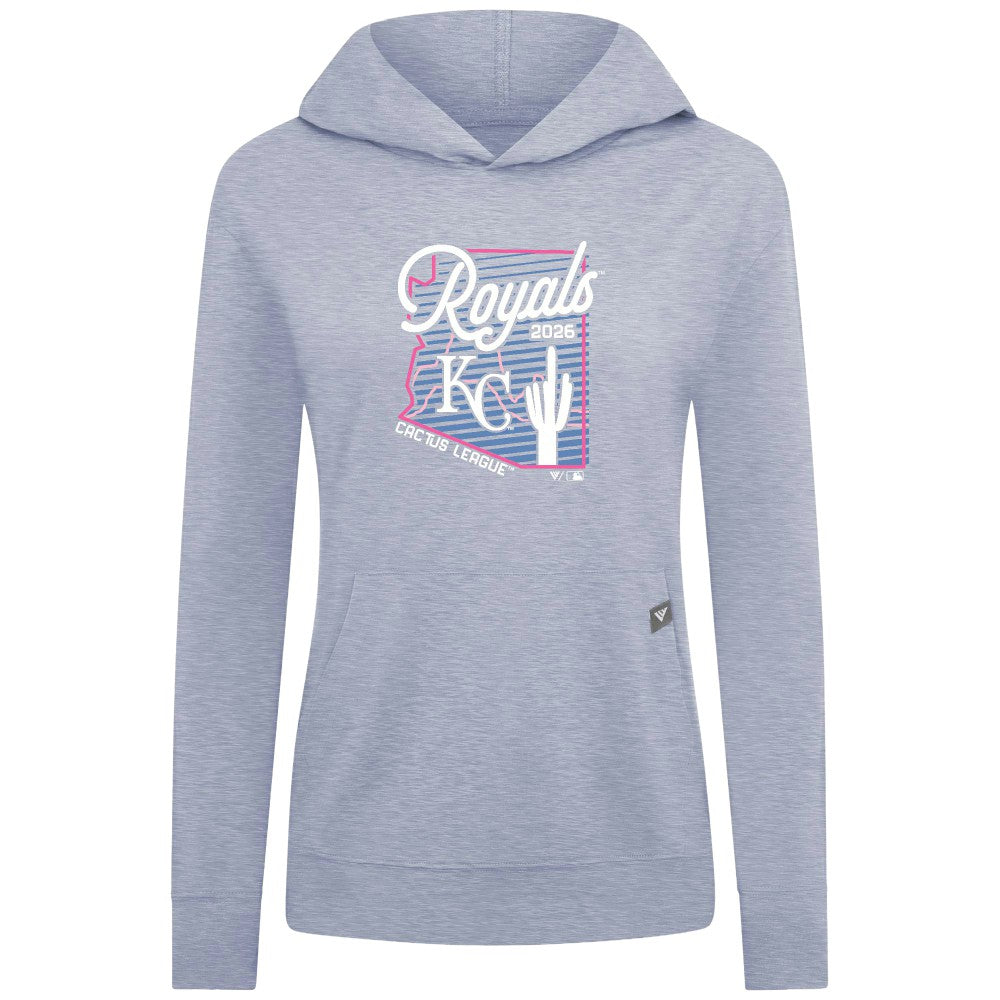 MLB Kansas City Royals Levelwear Women's Relay Spring Training Sunrise Bold Hoodie