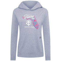 MLB Minnesota Twins Levelwear Women's Relay Spring Training Sunrise Bold Hoodie