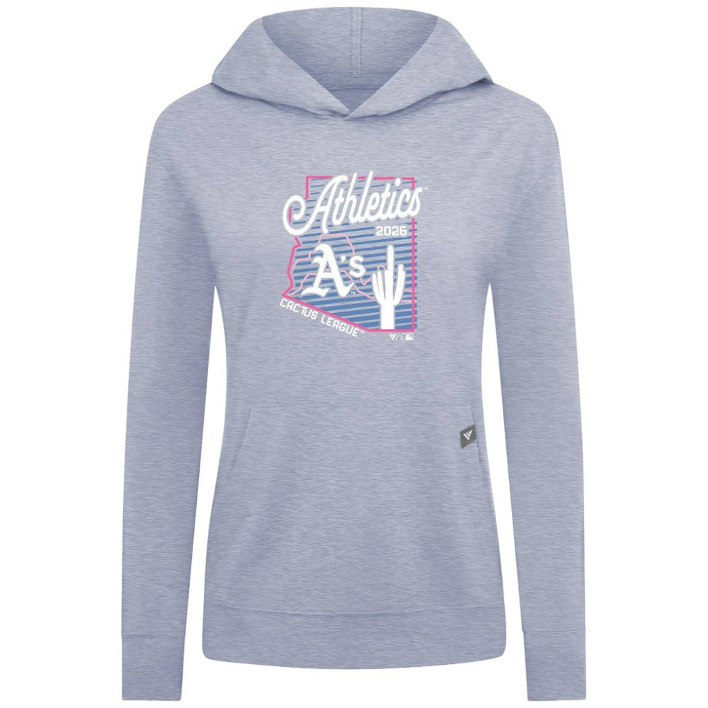 MLB Athletics Levelwear Women's Relay Spring Training Sunrise Bold Hoodie