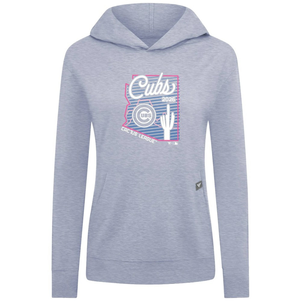 MLB Chicago Cubs Levelwear Women's Relay Spring Training Sunrise Bold Hoodie