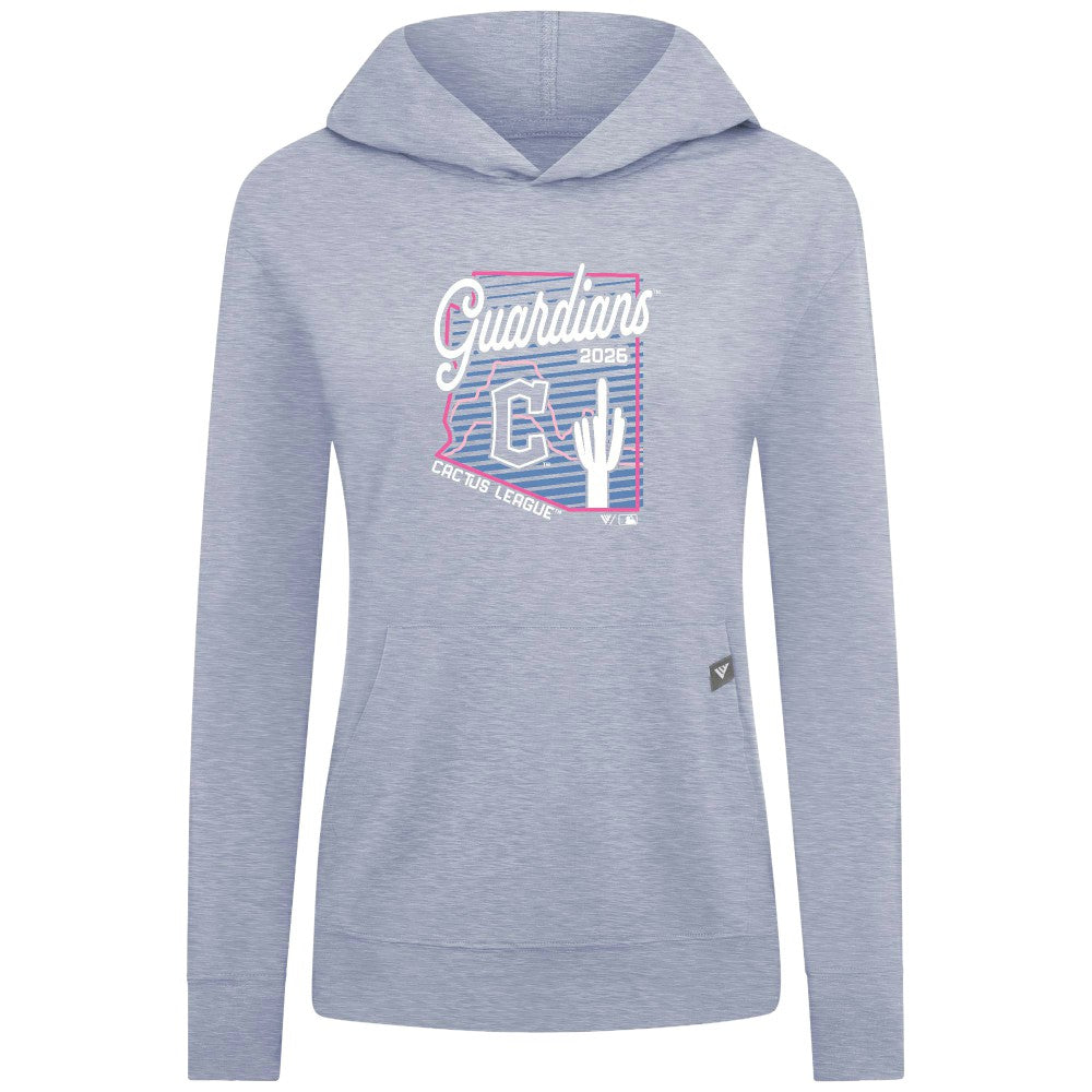 MLB Cleveland Guardians Levelwear Women's Relay Spring Training Sunrise Bold Hoodie