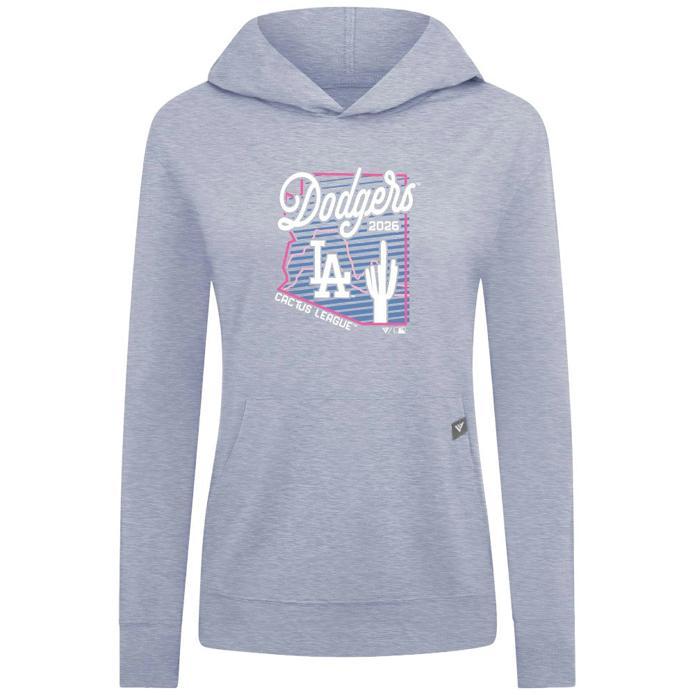 MLB Los Angeles Dodgers Levelwear Women's Relay Spring Training Sunrise Bold Hoodie