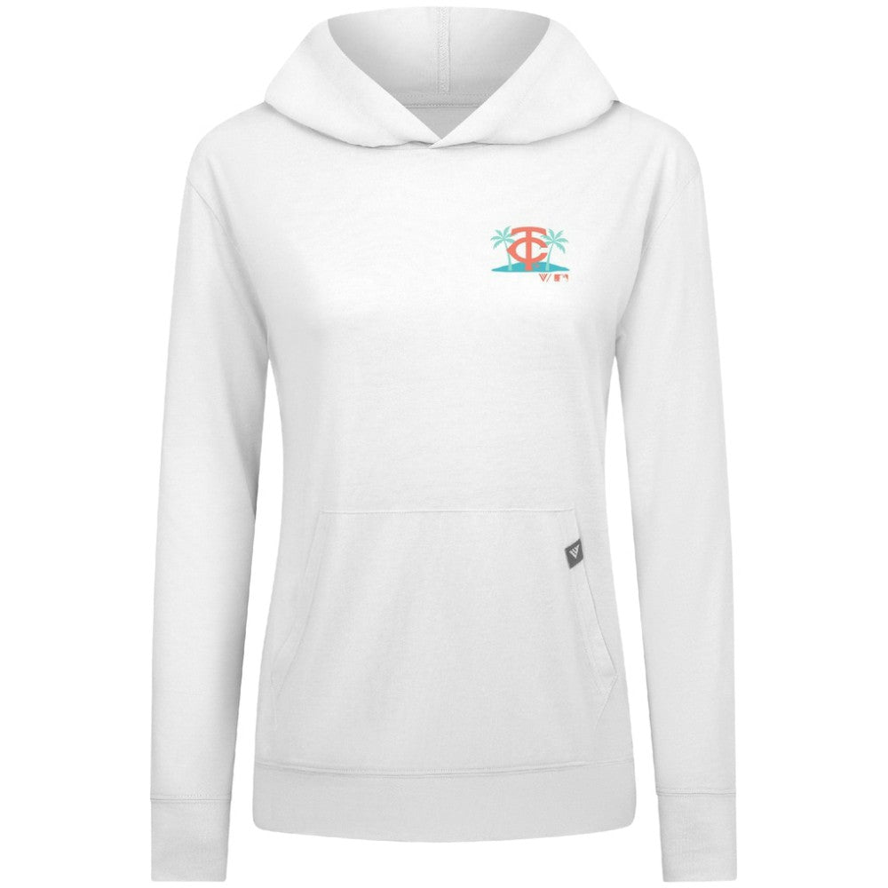 MLB Minnesota Twins Levelwear Women's Relay Spring Break Panoramic Bold Hoodie