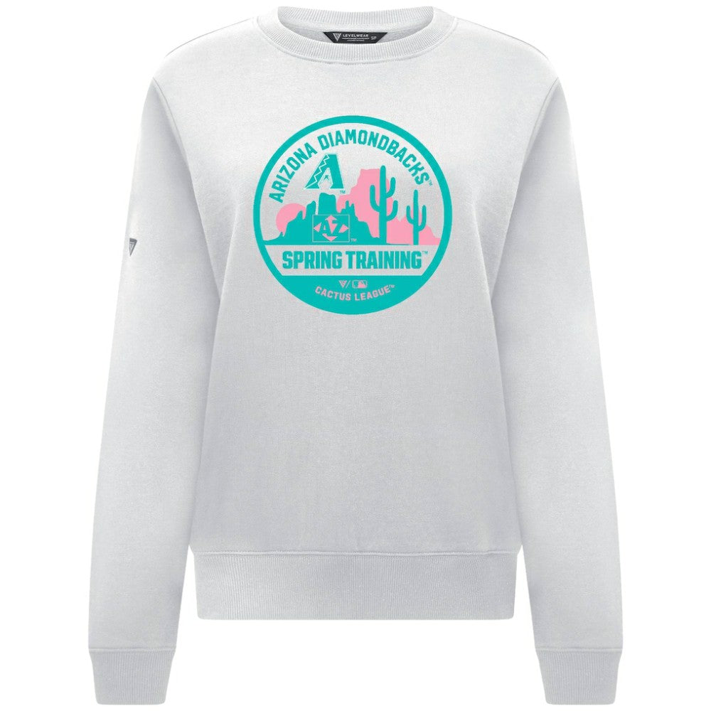 MLB Arizona Diamondbacks Levelwear Women's Yvette Spring Training Badge Bold Sweatshirt