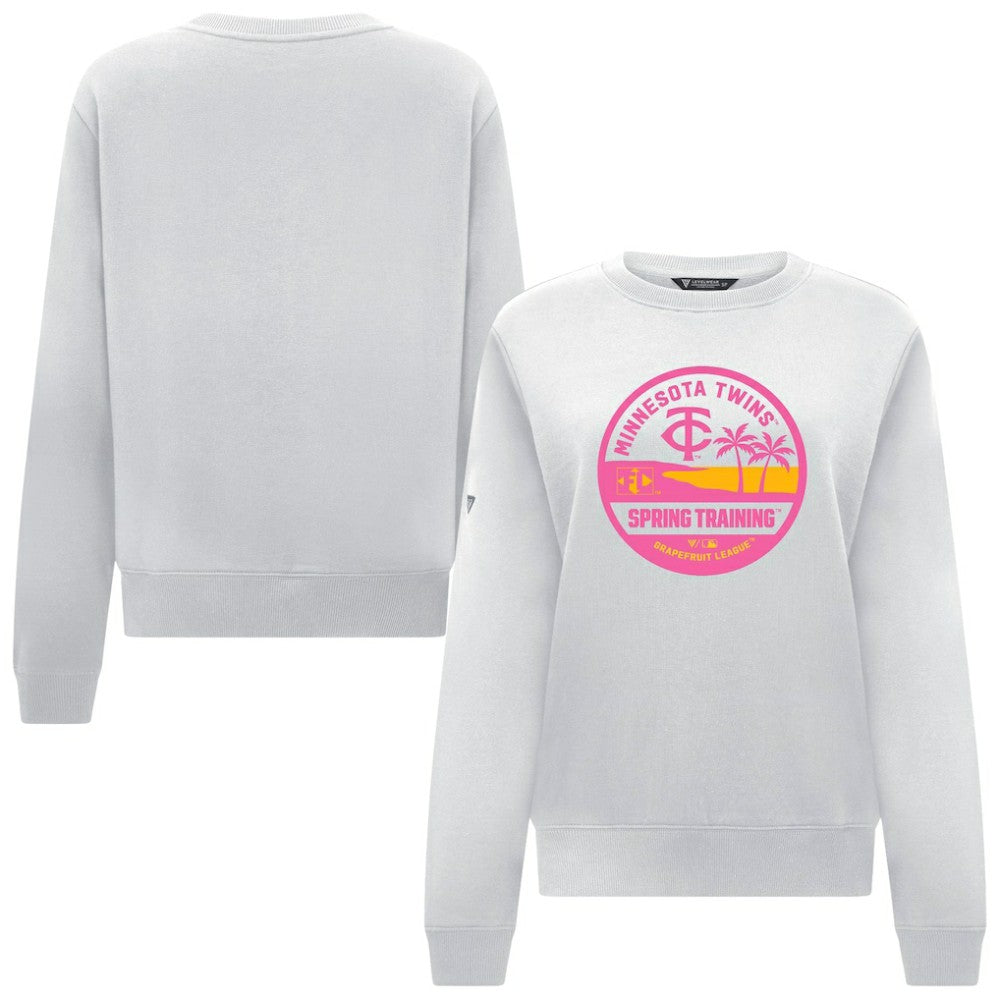 MLB Minnesota Twins Levelwear Women's Yvette Spring Training Badge Bold Sweatshirt