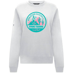 MLB Athletics Levelwear Women's Yvette Spring Training Badge Bold Sweatshirt