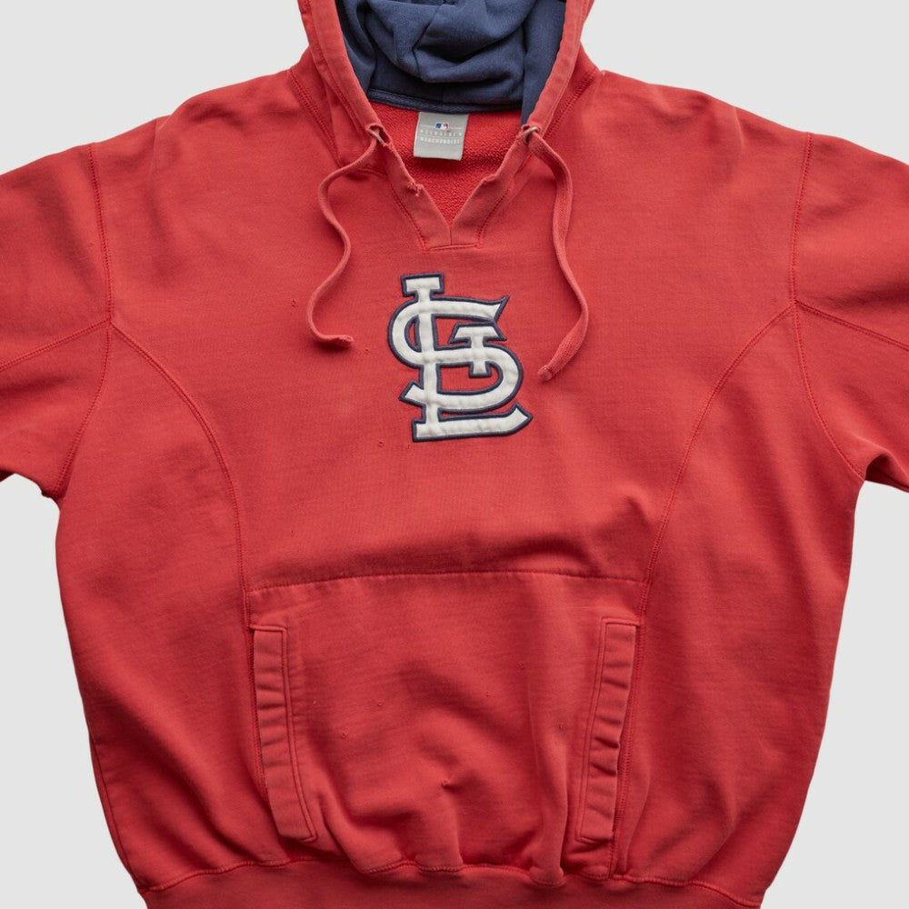 MLB St. Louis Cardinals Genuine Merchandise 2000s Hooded Pullover Sweatshirt