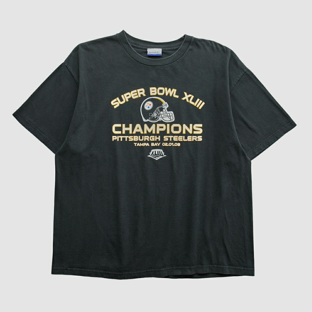 Super Bowl XLIII Reebok 2009 T-shirt - Pittsburgh Steelers