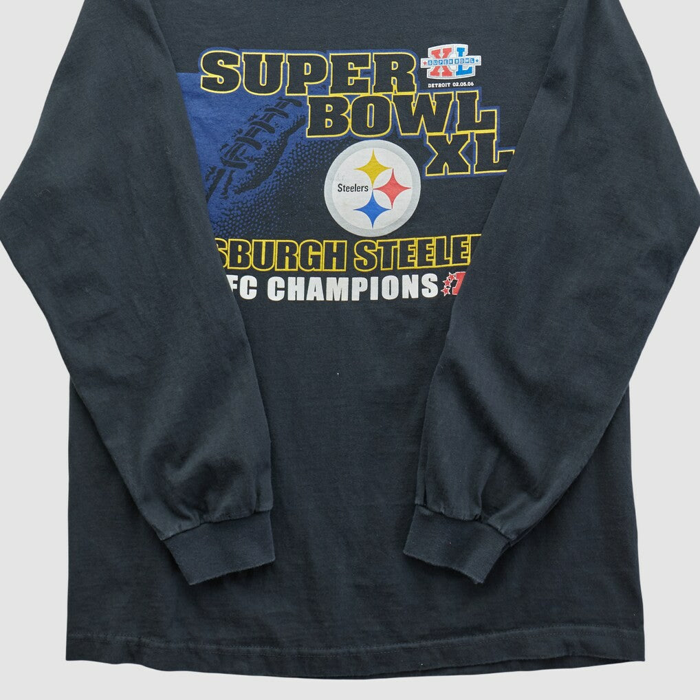 Super Bowl XL Alstyle 2006 Long Sleeve T-shirt - Pittsburgh Steelers