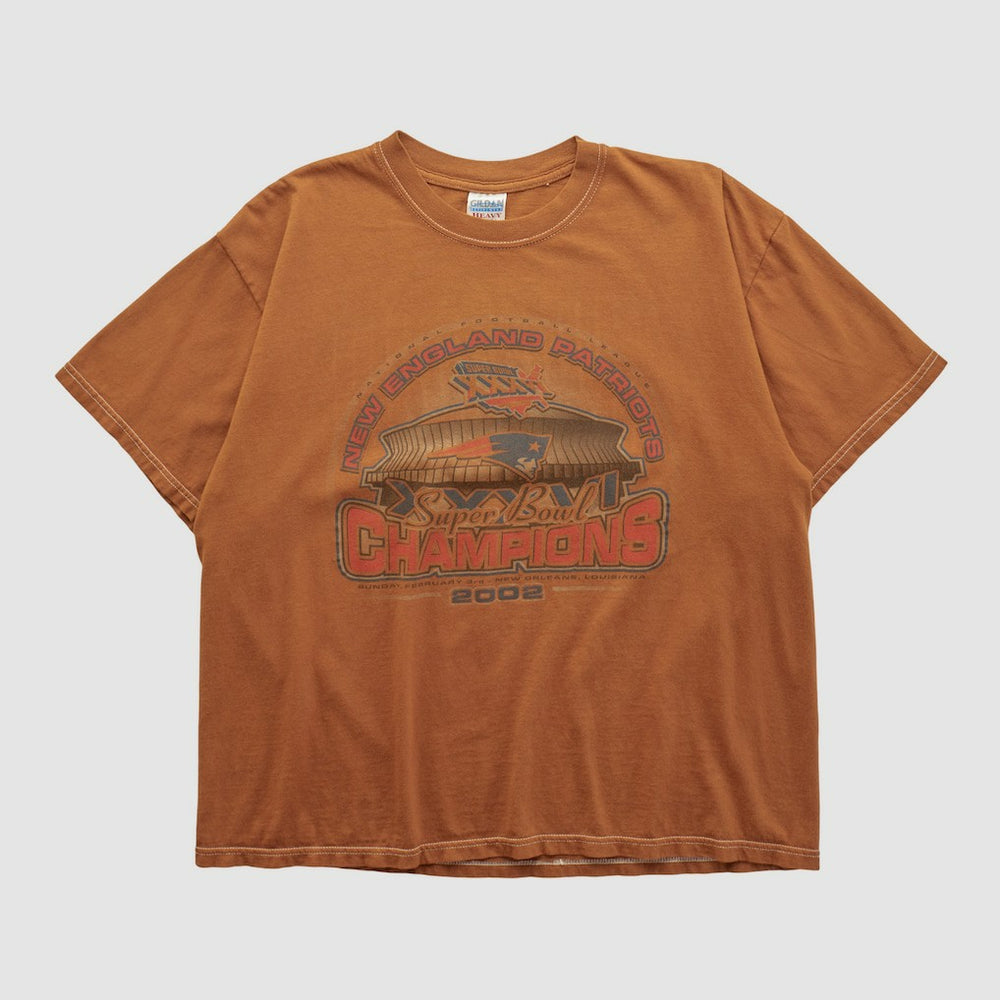 Super Bowl XXXVI Gildan 2002 T-shirt - New England Patriots