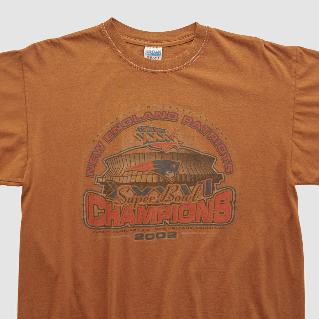 Super Bowl XXXVI Gildan 2002 T-shirt - New England Patriots