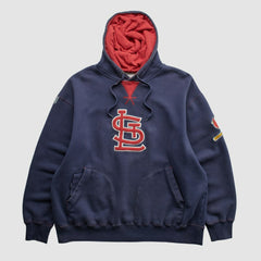 MLB St. Louis Cardinals Majestic 2000s Hooded Pullover Sweatshirt
