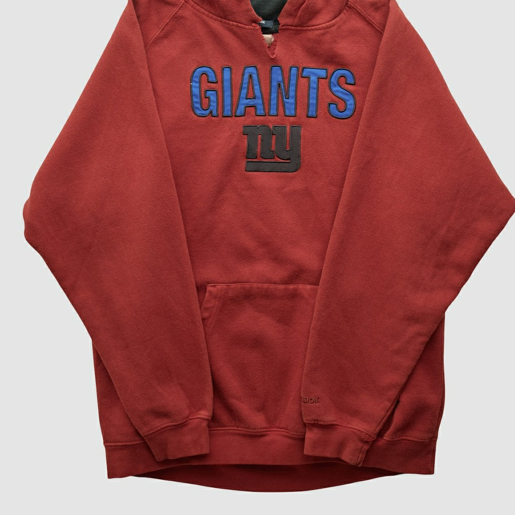 Reebok 2000s Hooded Pullover Sweatshirt - New York Giants