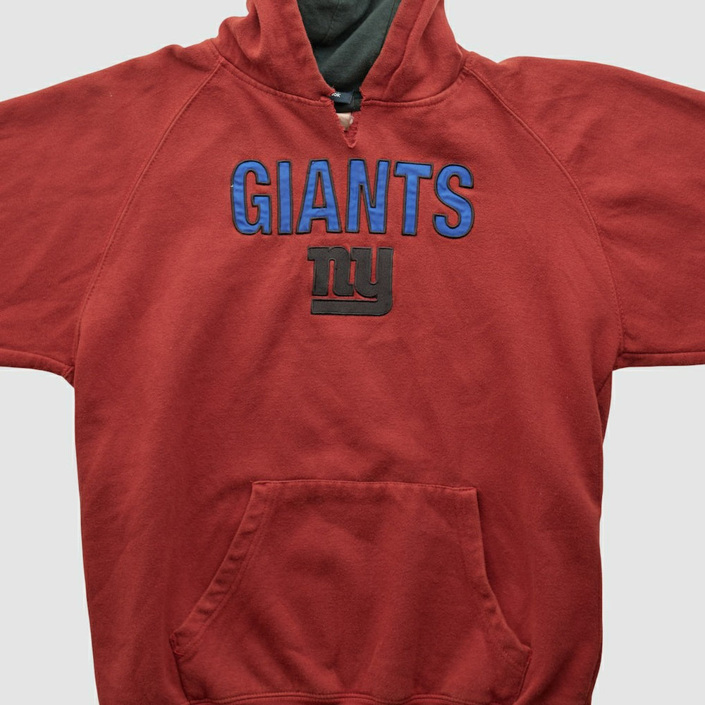 Reebok 2000s Hooded Pullover Sweatshirt - New York Giants