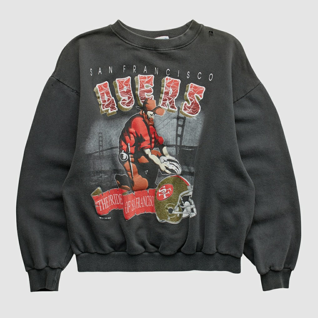 All Out Fan 90s Pullover Sweatshirt - San Francisco 49ers