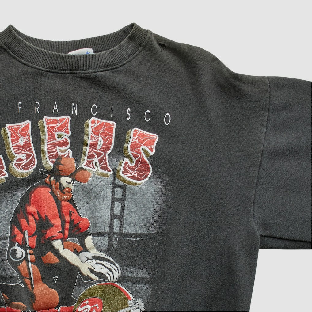 All Out Fan 90s Pullover Sweatshirt - San Francisco 49ers