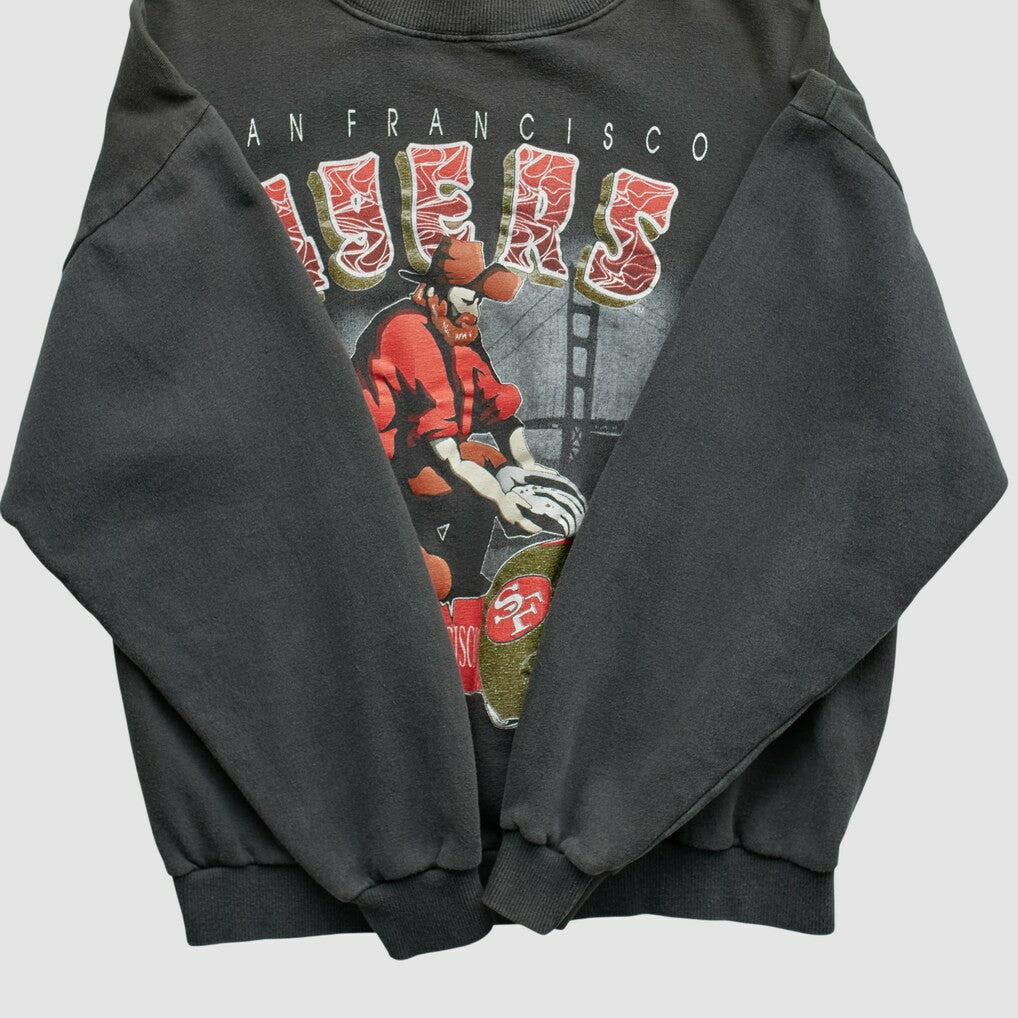All Out Fan 90s Pullover Sweatshirt - San Francisco 49ers