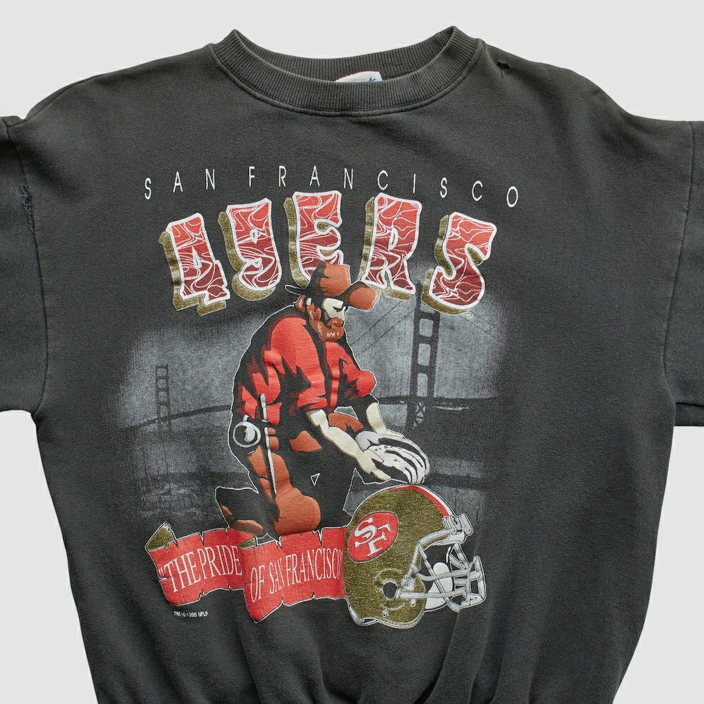 All Out Fan 90s Pullover Sweatshirt - San Francisco 49ers