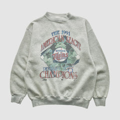 MLB Minnesota Twins Salem Sportswear 1991 Pullover Sweatshirt