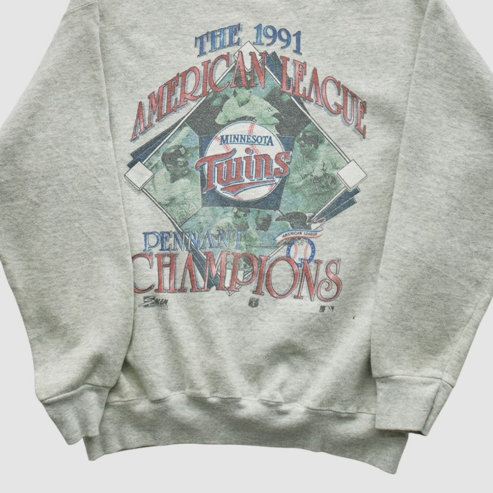 MLB Minnesota Twins Salem Sportswear 1991 Pullover Sweatshirt
